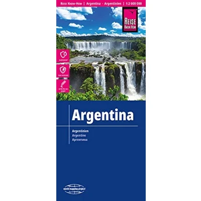 Abbildung von Reise Know How Landkarte Argentinien / Argentina (1:2.000.000): reiß und wasserfest (world mapping project)