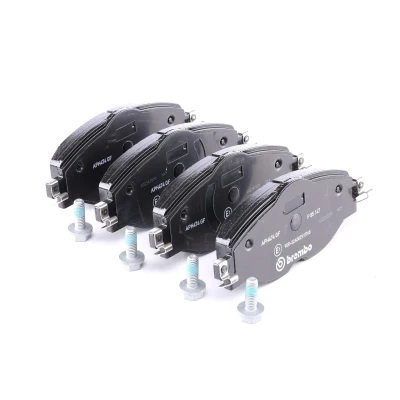 Abbildung von BREMBO P 85 147 Bremsbelagsatz PRIME LINE Ring für Verschleißwarnanzeiger vorbereitet mit Bremssattelschrauben ohne Zubehör kfzteile, mister auto,