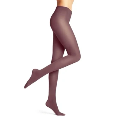 Abbildung von FALKE Damen Strumpfhose Pure Matt 50 DEN W Ti halb blickdicht einfarbig 1 Stück, Rosa Roan Rouge 8936, M L