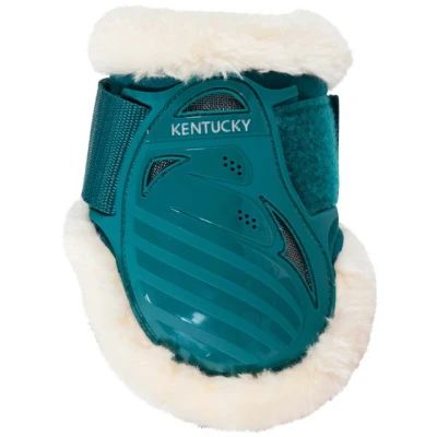 Abbildung von Kentucky Streichkappen Young Horse Vegan Sheepskin Smaragdgrün XS