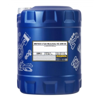 Abbildung von Mannol Motorbike 20W 50 10l Motoröl MN7830 10