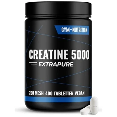 Abbildung von Creatin Monohydrat Tabletten Hochdosiert 400 200 Mesh, Kreatin Vegan &amp; Produziert in Deutschland