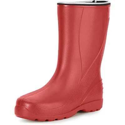 Abbildung von Ladeheid Damen leichte Eva Gummistiefel Regenstiefel LADW005 (Gelb 1032, 37 EU)