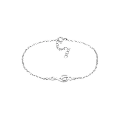 Abbildung von Elli Music Armband silvercoloured, Damen, Größe: 16, Silver coloured