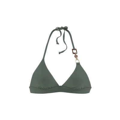 Abbildung von LASCANA Triangel Bikini Top »Yves«, mit edlen Zieraccessoires