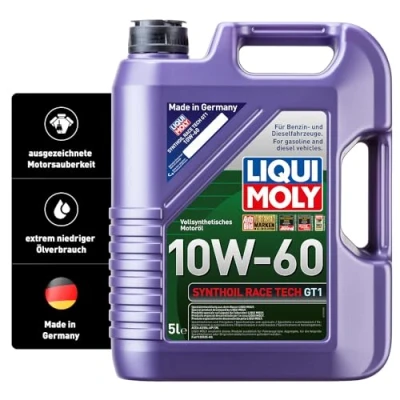 Abbildung von LIQUI MOLY Synthoil Race Tech GT1 10W 60 5 L vollsynthetisches Motoröl Art. Nr.: 1391