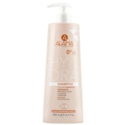 Abbildung von Alama Hydra Feuchtigkeitsspendendes Shampoo Für Trockenes Haar Mit Arganöl, 500ml