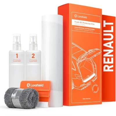 Abbildung von Luxshield Ladekantenschutz Folie für Renault Captur II I 2020 2024 Stoßstangenschutz, Kratzschutz, Lackschutzfolie Transparent
