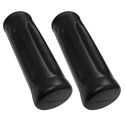 Abbildung von cyclingcolors 2x Schubkarrengriffe handgriff kunststoffgriff griffhülse schubkarrengriff schubkarre griff schwarz paar (Ø30x130mm)