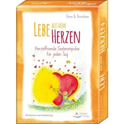 Abbildung von Lebe aus dem Herzen. Herzöffnende Seelenimpulse für jeden Tag: 40 Karten mit Anleitung
