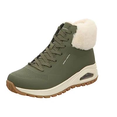 Abbildung von Skechers Damen Uno Rugged Fall Air Stiefelette, olivgrün, 36 EU
