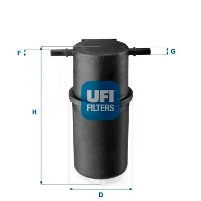 Abbildung von UFI 24.144.00 Kraftstofffilter Filtereinsatz VOLKSWAGEN: Crafter 30 50 Van, 35 Minibus, Platform/Chassis