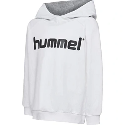 Abbildung von Hummel LOGO Hoodie Unisex Kapuzenpullover für Kinder, Größe: 164, White