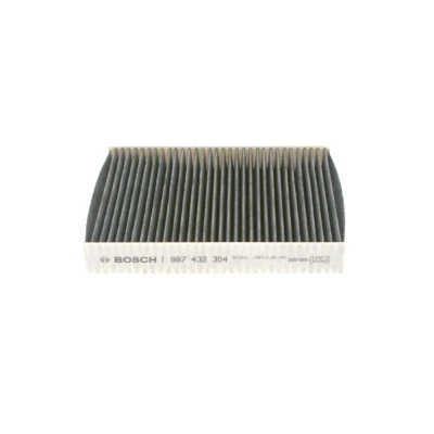 Abbildung von BOSCH 1 987 432 304 Innenraumfilter Aktivkohlefilter 240 204 35 OPEL: Mokka / X, Meriva B, Astra J GTC, CHEVROLET: Cruze Saloon, Hatchback