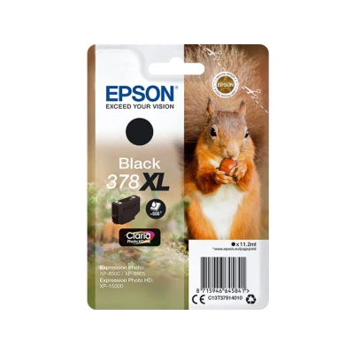 Abbildung von Epson Singlepack Black 378XL Claria Photo HD Ink Tintenpatrone für Expression XP 15000