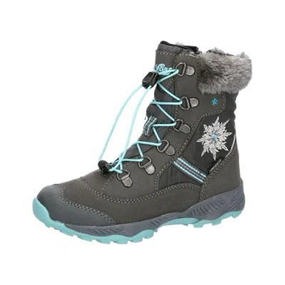 Abbildung von LICO Marie Snowboot/Winterstiefel für Kinder, Größe: 29, Grau/türkis Kunststoff/polyamid