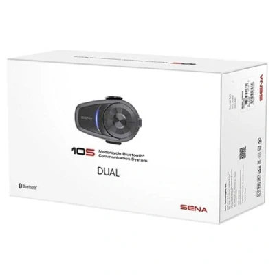 Abbildung von Sena 10S Bluetooth Headset Motorrad Kommunikation, Doppelpack