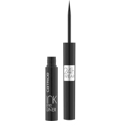 Abbildung von Catrice Ink Eyeliner, Nr. 010, Schwarz, abdeckend, Ultra Expressergebnis, farbintensiv, matt, vegan, ohne Mikroplastikpartikel, Parfüm, ölfrei, 1er Pack (1.7ml)