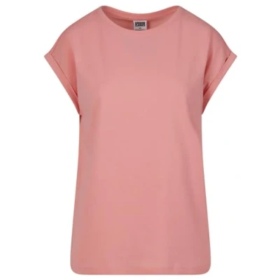 Abbildung von Urban Classics Extended Shoulder Tshirt basic, Damen, Größe: Large, Lemonadepink