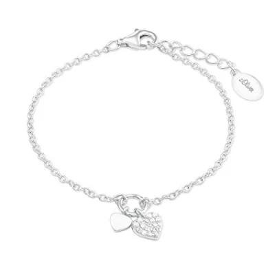 Abbildung von s.Oliver HERZ Armband für Kinder, Größe: 17, Silber
