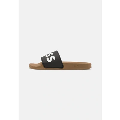 Abbildung von BOSS KIRK Unisex Pantolette flach, Größe: 41, Open beige Schuhe