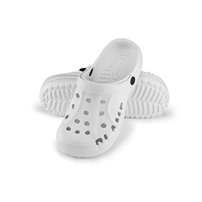 Abbildung von ESTRO Gartenclogs Herren Gartenschuhe Damen Unisex Leicht Gummischuhe Sommer Garten Clogs A78 (37, Weiß)