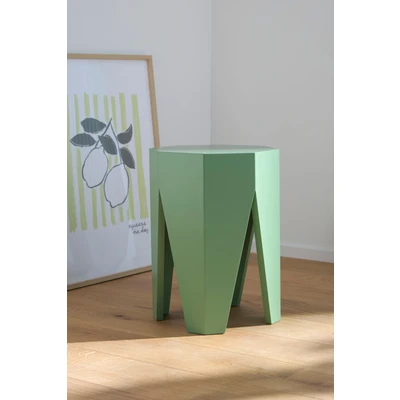 Abbildung von s.Oliver Beistelltisch "Högsby" aus lackiertem MDF in salbeigrün, Breite 35, Höhe 45 cm