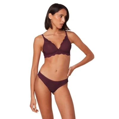 Abbildung von Triumph Damen Amourette Charm T P Bra, DEEP Burgundy, 80A