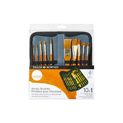 Abbildung von Daler Rowney Simply Federmäppchen mit Reißverschluss orange