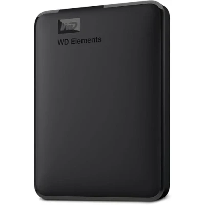 Abbildung von WD Elements Portable externe Festplatte 5 TB (mobiler Speicher, USB 3.0 Schnittstelle, Plug and Play, für Windows formatiert) Schwarz