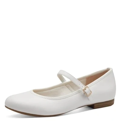 Abbildung von MARCO TOZZI Damen 2 24226 42 Ballerina, White Nappa, 41 EU