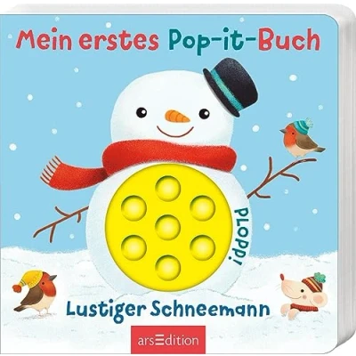 Abbildung von Mein erstes Pop it Buch Lustiger Schneemann: Plopp! Ein Spielbuch für kleine Kinder ab 18 Monaten