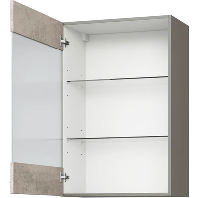 Abbildung von KOCHSTATION Glashängeschrank »KS Trea OG60 90« inklusive zwei Glaseinlegeböden, Breite 60 cm, Höhe 90 cm