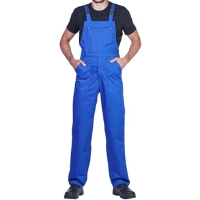 Abbildung von ProWear Arbeitslatzhose Herren Arbeitshose Latzhose, Blau, Gr. S