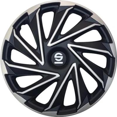 Abbildung von SPARCO Verese SPC1680SVBK Radblenden 16Zoll silber, schwarz
