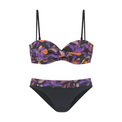 Abbildung von Vivance SET Bikini, Damen, Größe: 40xB, Schwarz bedruckt