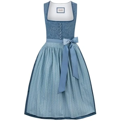 Abbildung von Stockerpoint Damen Dirndl Isabelle Kleid für besondere Anlässe, dunkelblau, 32