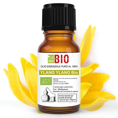 Abbildung von Ylang Öl Bio Ätherisches 100% Reines 5 ml Aromatherapie Kosmetik Therapeutische Laborbio
