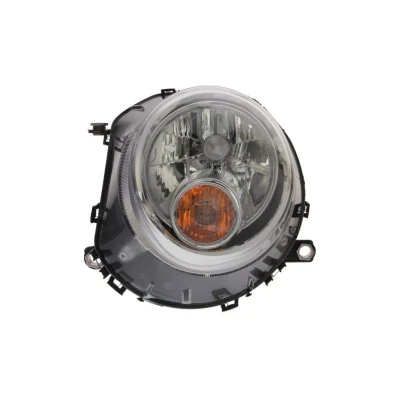 Abbildung von MAGNETI MARELLI 710301225303 Scheinwerfer links H4, P21W Halogen weiß mit Blinklicht für Rechtsverkehr Stellmotor LWR MINI: Hatchback