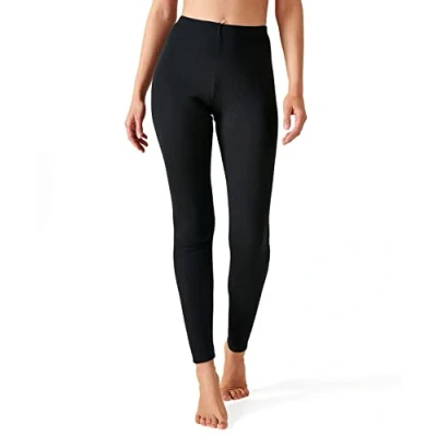 Abbildung von Damart Damen Lange Unterhose, dekoratives Thermolactyl Material Unterwäsche, Schwarz, Medium