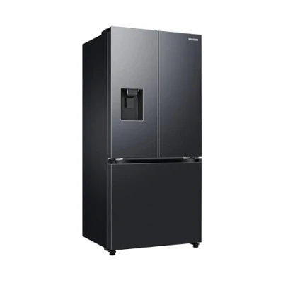 Abbildung von Samsung French Door Kühlschrank mit Gefrierfach, 178 cm, 495 l, WiFi &amp; SmartThings AI Energy Mode, Twin Cooling+, Auto Ice Maker, No Frost+, Premium Black Steel, RF50C530EB1/EF