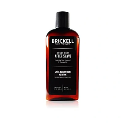 Abbildung von Brickell Men&#039;s Aftershave mit Sofortiger Linderung für Männer 118 ml Natürlich und Organisch Ohne Duftstoffe