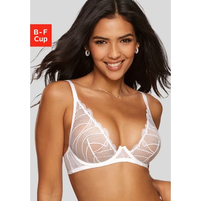 Abbildung von LASCANA Bügel BH »Gianna«, aus leicht schimmernder Spitze in transparenter Optik, sexy Dessous