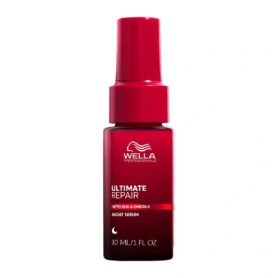 Abbildung von Wella Ultimate Repair Nacht Serum Leave In von Professionals Tiefenwirksame Pflege für alle Haartypen Anti Frizz, Spliss 30 ml