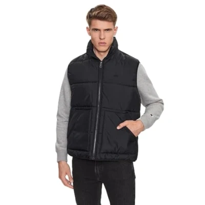 Abbildung von Levi&#039;s Sunset Jet Weste, Herren, Größe: Large, black