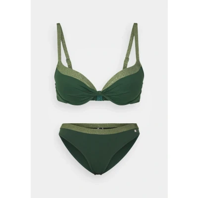 Abbildung von Lascana Jette Londyn JET SET Bikini, Damen, Größe: 40xB, Oliv
