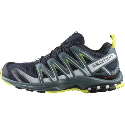 Abbildung von Salomon XA Pro 3D Herren Trailrunning und Wanderschuhe, Outdoor bereit, Grip, Dauerhafter Schutz, Navy Blazer, 44 2/3