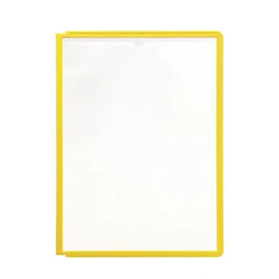 Abbildung von Durable Sichttafel Sherpa Panel A4, PP, gelb, 5er Packung, 560604
