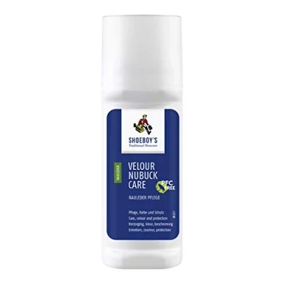 Abbildung von Shoeboy&#039;s Velour Nubuck Care 75 ml zur Pflege, Farbaktivierung und Schutz für Velours , Nubuk Wildleder in der Farbe mittelbraun