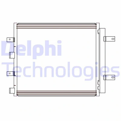 Abbildung von DELPHI CF20241 Klimakondensator mit Trockner 14 488 JAGUAR: XF Saloon